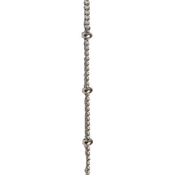 Satellite Curb Chain, 2 mm; Silver
