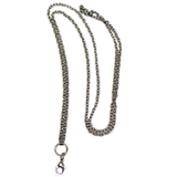 Stainles Steel Flat Rolo Necklace, 30", Silver; 1 Necklace