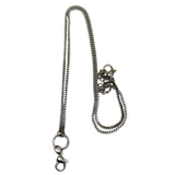 Stainless Steel Box Chain Necklace, 18", Silver; 1 Necklace