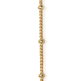 Satellite Curb Chain; Gold - 1 Foot