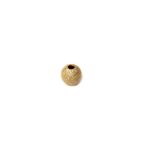 Stardust Round Spacer, Gold Filled- 6mm; 1 piece