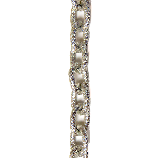 Stardust Aluminum Chain, Silver- 9x13mm