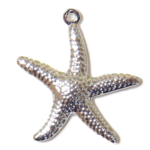 Starfish Charm-Silver