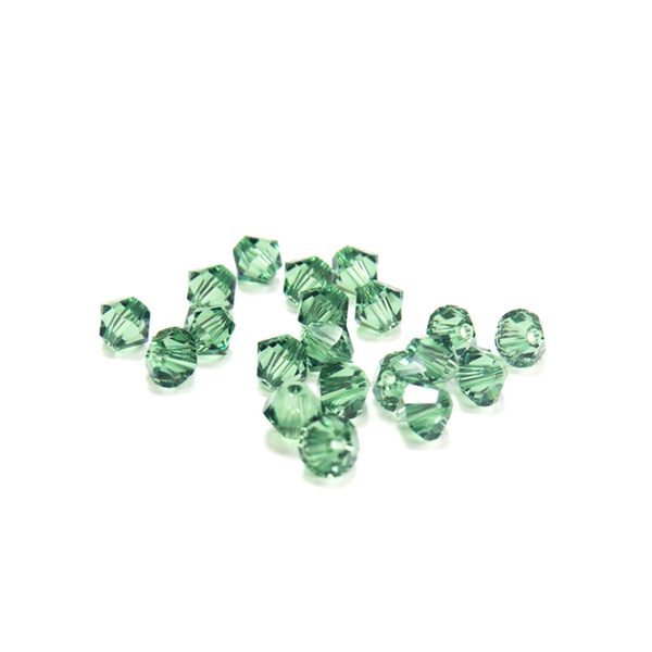 Swarovski Crystal, Bicone, 4mm- Erinite; 20pcs.