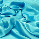 Silk Charmeusse, Turquoise, 54" Wide- 1 Yard