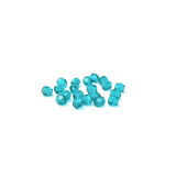 Turquoise, Round Faceted Fire Polished; 4mm - 20 pcs