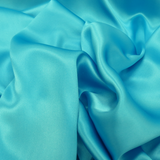 Silk Charmeusse, Turquoise, 54" Wide- 1 Yard