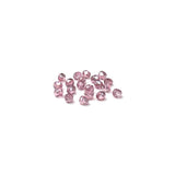 Two Tone Metallic Pink, Round Faceted Fire Polished; 4mm - 20 pcs