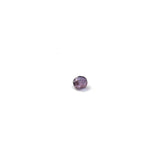 Two Tone Metallic Tanzanite, Round Faceted Fire Polished; 4mm - 20 pcs