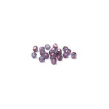 Two Tone Metallic Tanzanite, Round Faceted Fire Polished; 4mm - 20 pcs