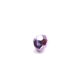 Two Tone Metallic Tanzanite, Round Faceted Fire Polished, 6mm- 20pcs