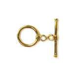 Toggle, Gold Plated, Brass, 25x2mm