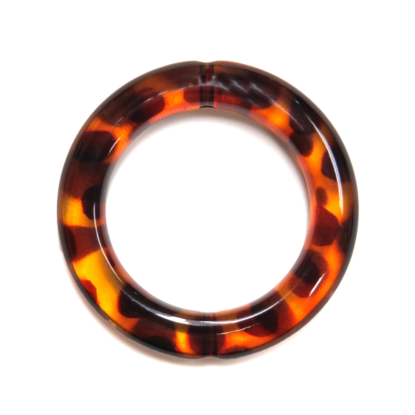 Tortoise Donut Bead, 47mm- 1 piece