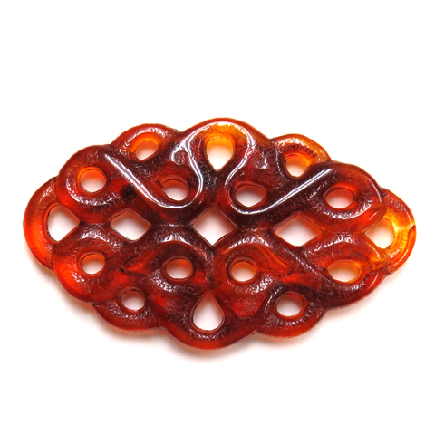 Tortoise Infinity Link; 33x56mm-1 piece