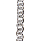 Triple Link Aluminum Chain- Silver; 13x18mm- 1 foot.
