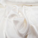 Silk Charmeusse, White, 54" Wide- 1 Yard