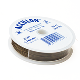 Acculon, Nylon Coated Beading Wire-Gold; .015/30ft