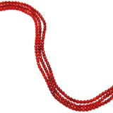 Carnelian, Faceted Agate; 3mm