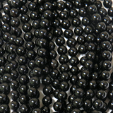 Black Agate, 8mm - 1 strand