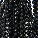 Black Agate, 12mm - 1 strand