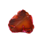 Fuschia Free Form Agate Bead. 35x30mm - 1 piece