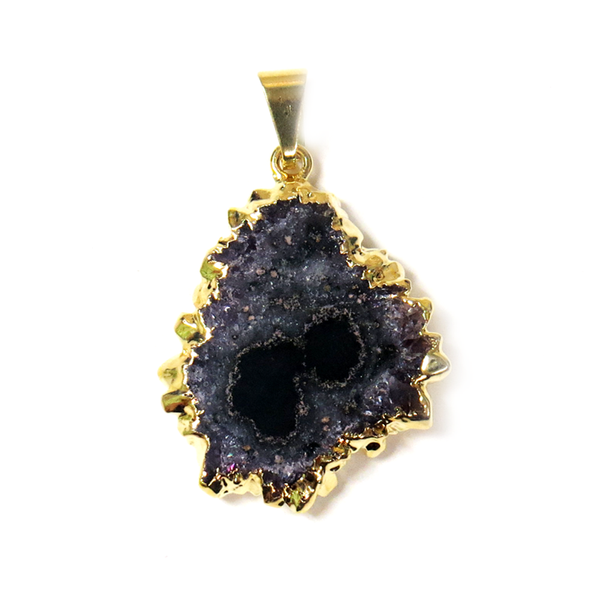Stalactite Pendant, 25x23mm - Gold