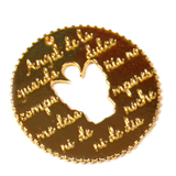 Angel de la Guarda Charm-Gold