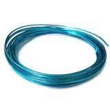 Aluminum Wire, Aqua, 1.5mm, 4 yard roll; 1 roll
