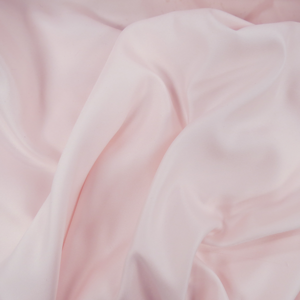 Baby Pink Polyester Peau de Soie, 54" Wide- 1 Yard