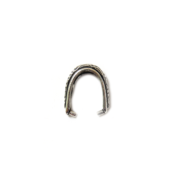 TierraCast - Fancy Bail, Antique Silver, 15x12mm - 1 piece