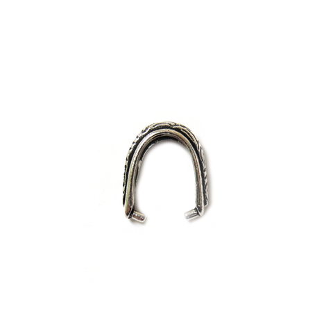 TierraCast - Fancy Bail, Antique Silver, 15x12mm - 1 piece