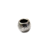 Round Spacer, Silver, 8x6mm - 12 piece