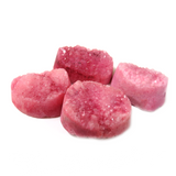 Rose Druzy Bead, 32x25mm - 1 piece