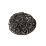 Gray Druzy Bead, 35x25mm - 1 piece