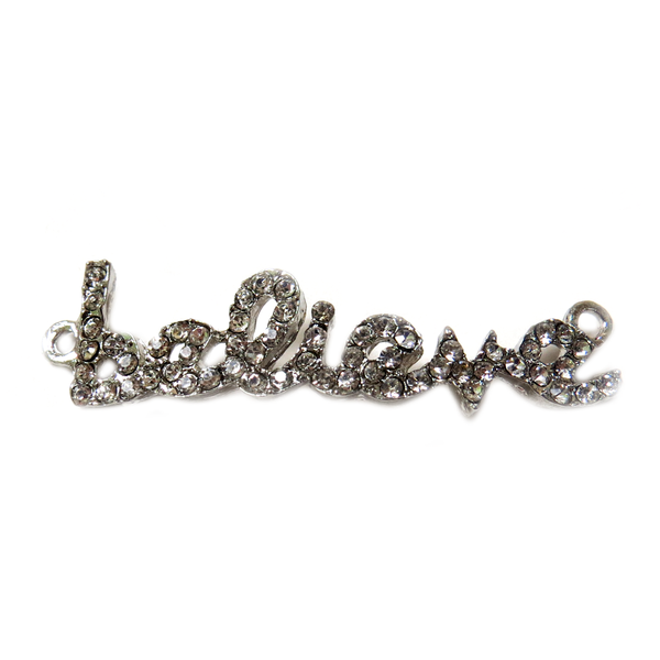 Believe Rhinestone Connector