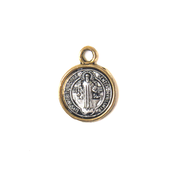 Saint Benedict Charm, Small; 14mm