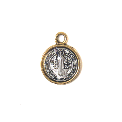 Saint Benedict Charm, Small; 14mm