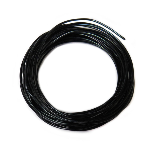 Aluminum Wire, Black, 2mm, 4 yard roll; 1 roll