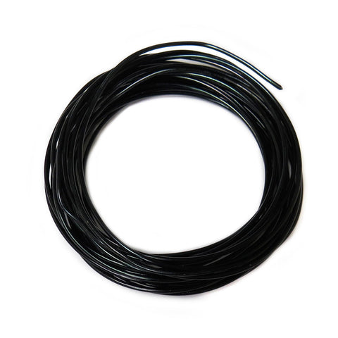 Aluminum Wire, Black, 2mm, 4 yard roll; 1 roll