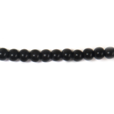 Black Ebony Wood, 6mm - 1 Strand