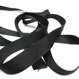 Black- Grosgrain Ribbon, 3/4"- 1 Yard