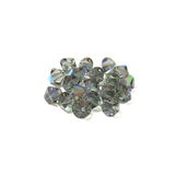 Swarovski Crystal, Bicone, 5MM - Black Diamond AB; 20pcs