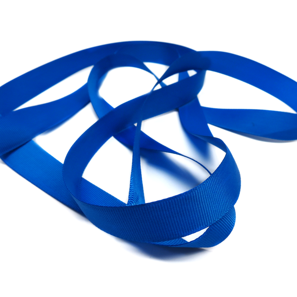 Blue - Grosgrain Ribbon, 3/4" - 1 Yard