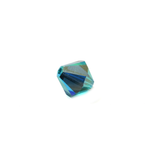 Swarovski Crystal, Bicone, 8MM -Blue Zircon  AB; 20pcs