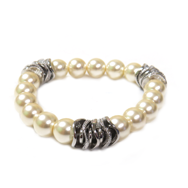 Evelyn Bracelet with Pearl, 3 inches, - 1 piece