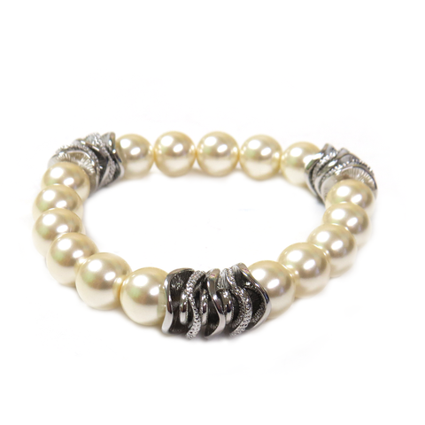 Evelyn Bracelet with Pearl, 3 inches, - 1 piece
