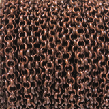Brass Rolo Chain; Copper; 3.5mm- 1 foot