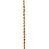Brass Rolo Chain, Matte Gold, 2mm; 1 foot