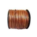 Bronze Genuine Leather Cord, 1.5mm; 1 yard
