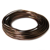 Aluminum Wire, Bronze, 2mm, 4 yard roll; 1 roll